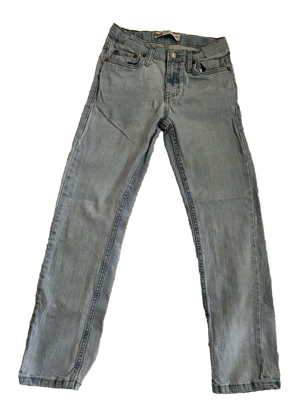 Levi’s Boys 502 Regular Taper Jeans Size 14 Light Wash Western Cowboy
